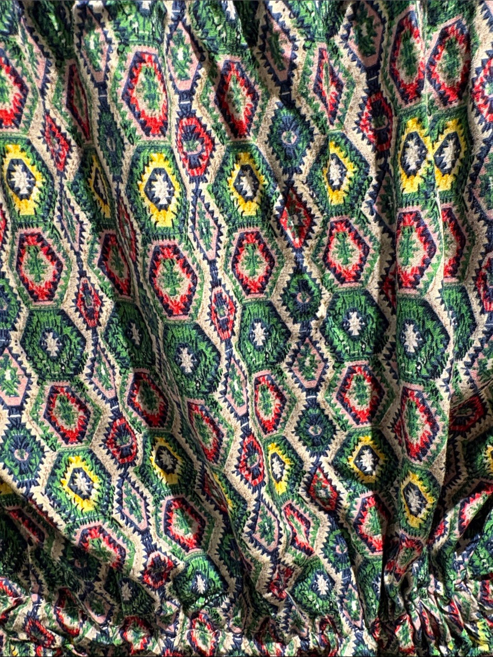 Printed Strapless Jumpsuit in Teal Multi - Picture 2 of 2